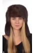 Sable fur hat russian style unisex - Dark brown 